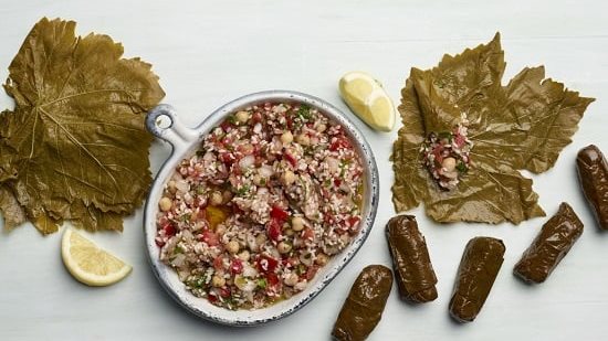 مكونات ورق العنب
