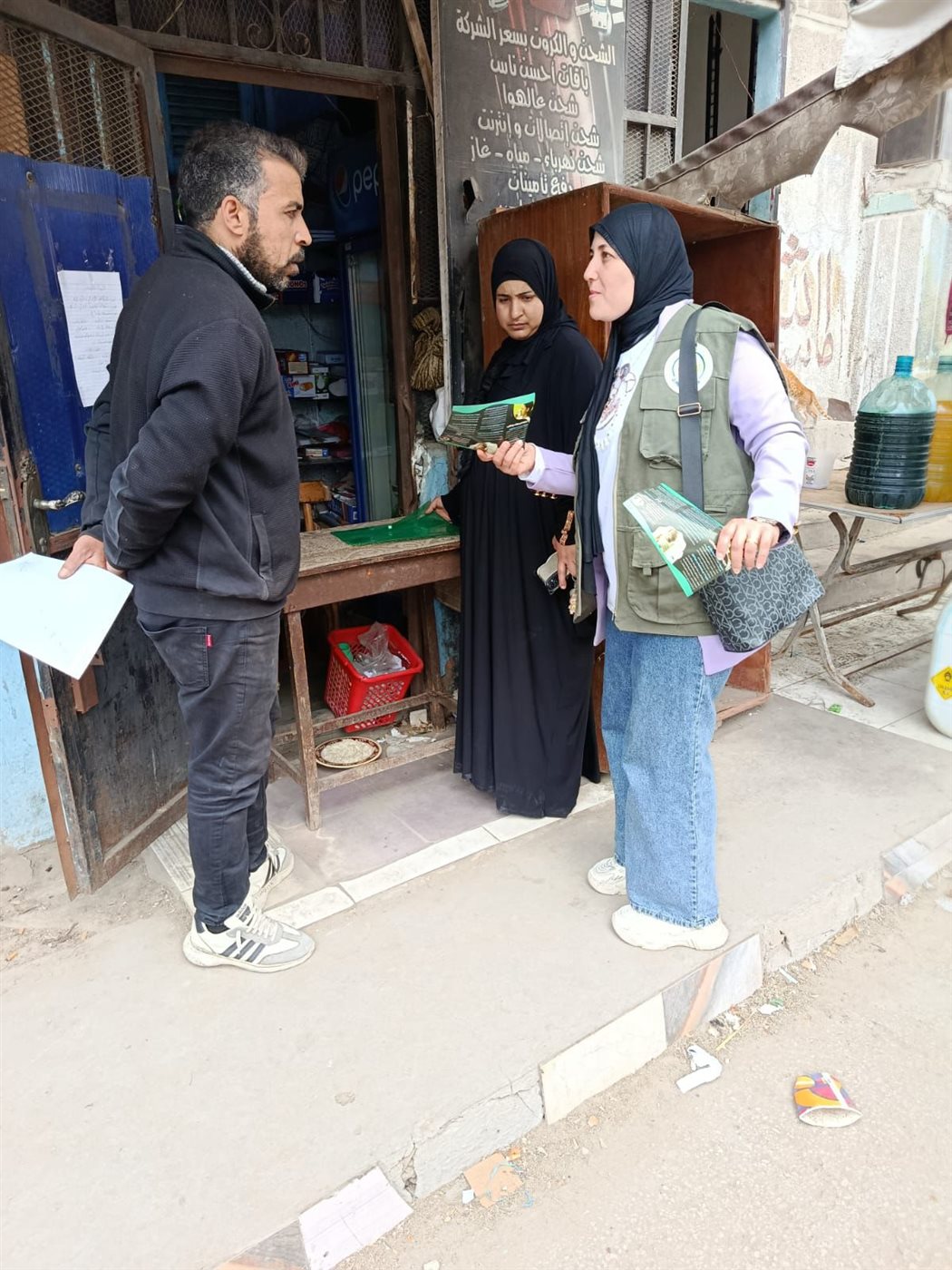 جانب من حملات التوعية، فيتو