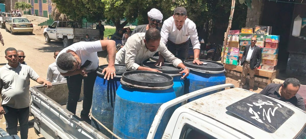 نص طن ألبان مضروبة، حملة المنيا تضبط 500 كيلو فاسد