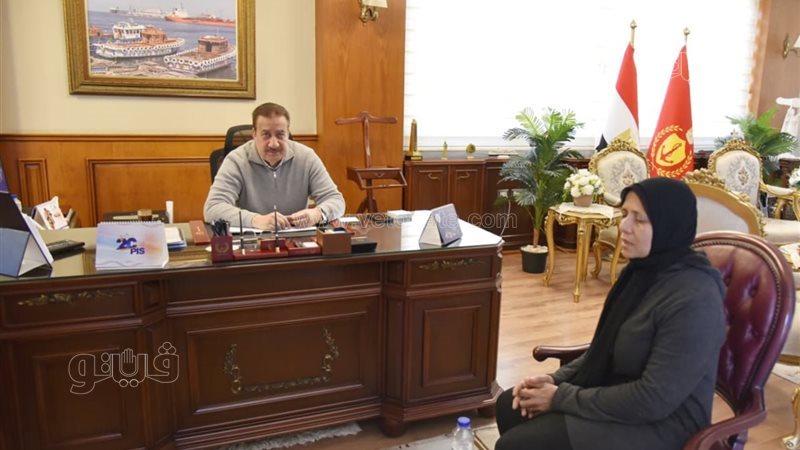 محافظ بورسعيد يلتقى بالسيدة ام رنيم، ڤيتو