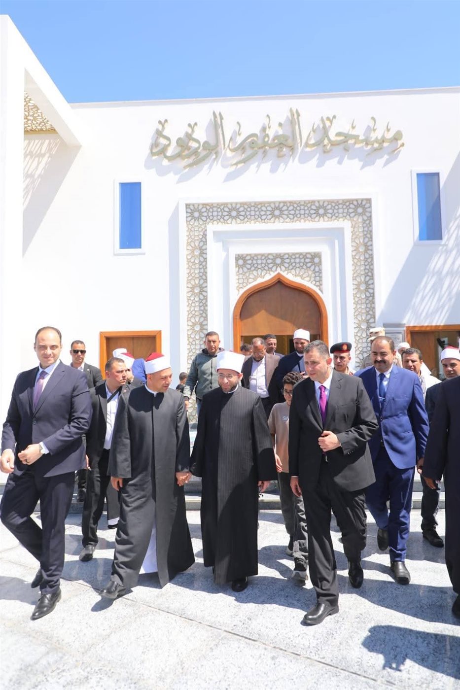 محافظ دمياط ووزير الأوقاف يفتتحان 4 مساجد جديدة برأس البر ودمياط الجديدة