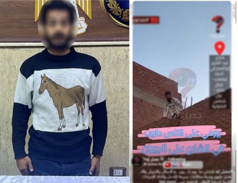 ضبط عاطل قذف نجارا بالحجارة من أعلى عقار بعين شمس لخلاف على ركن سيارة، فيتو