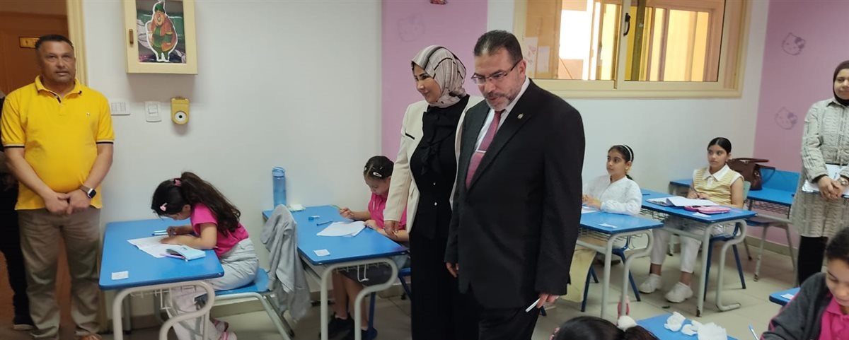 وكيل تعليم الدقهلية يتفقد لجان امتحانات المواد غير المضافة للمجموع بمدارس طلخا