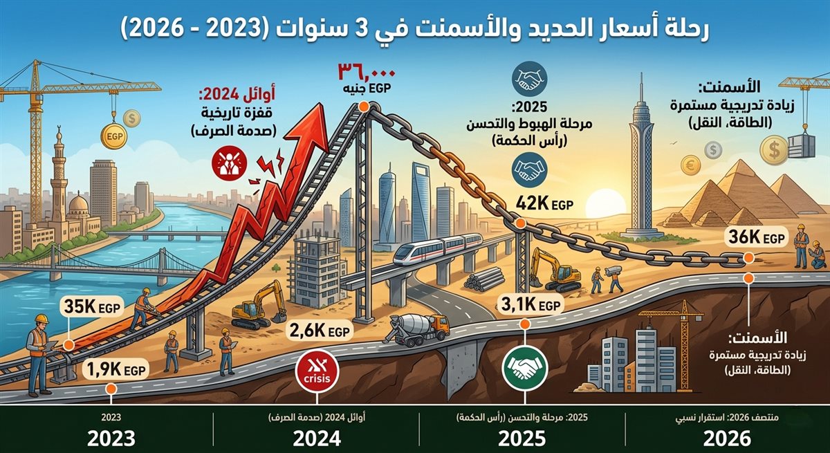 أسعار الحديد والأسمنت، فيتو