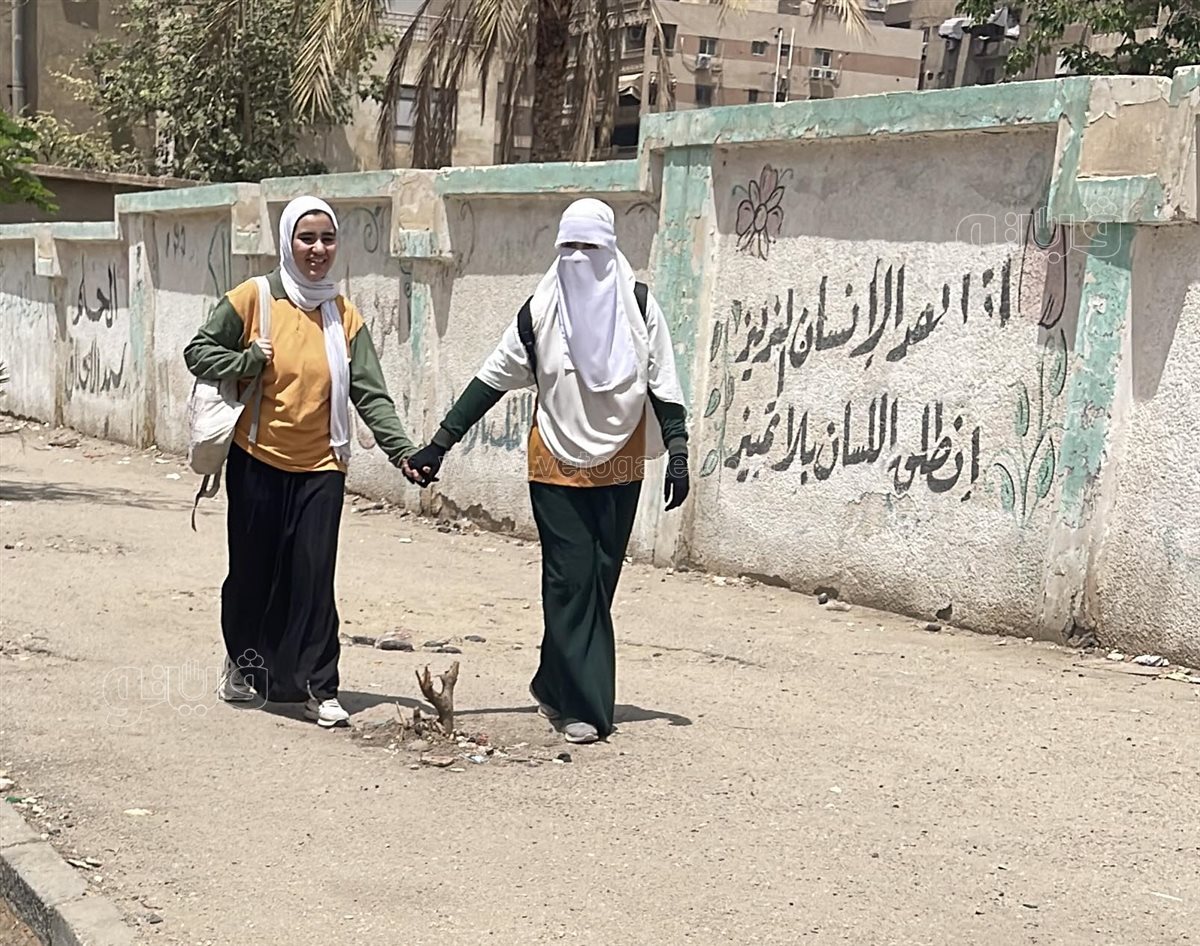 طلاب إعدادية الأزهر بعد أول أيام الامتحانات