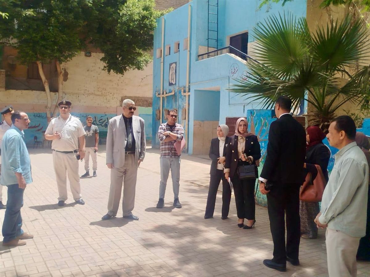معاينة النيابة الإدارية للمدرسة&nbsp;