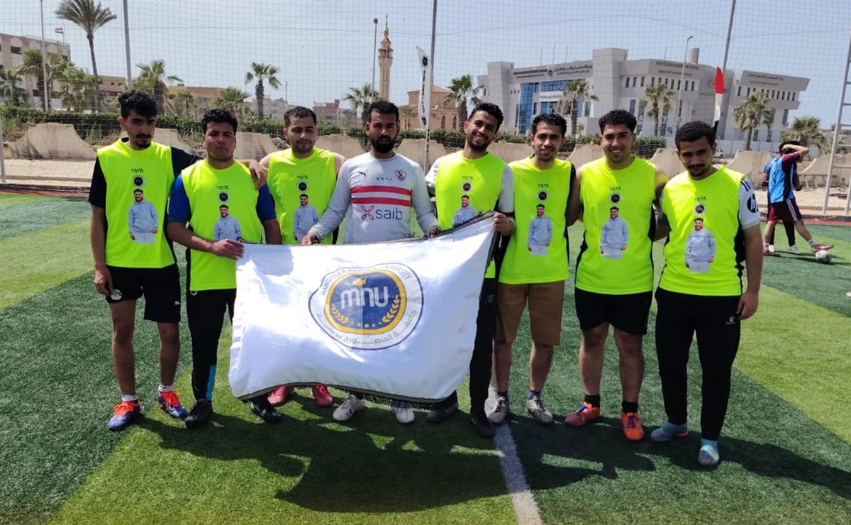 جامعة المنصورة الأهلية تكرّم أبطال “ دوري الجامعة”