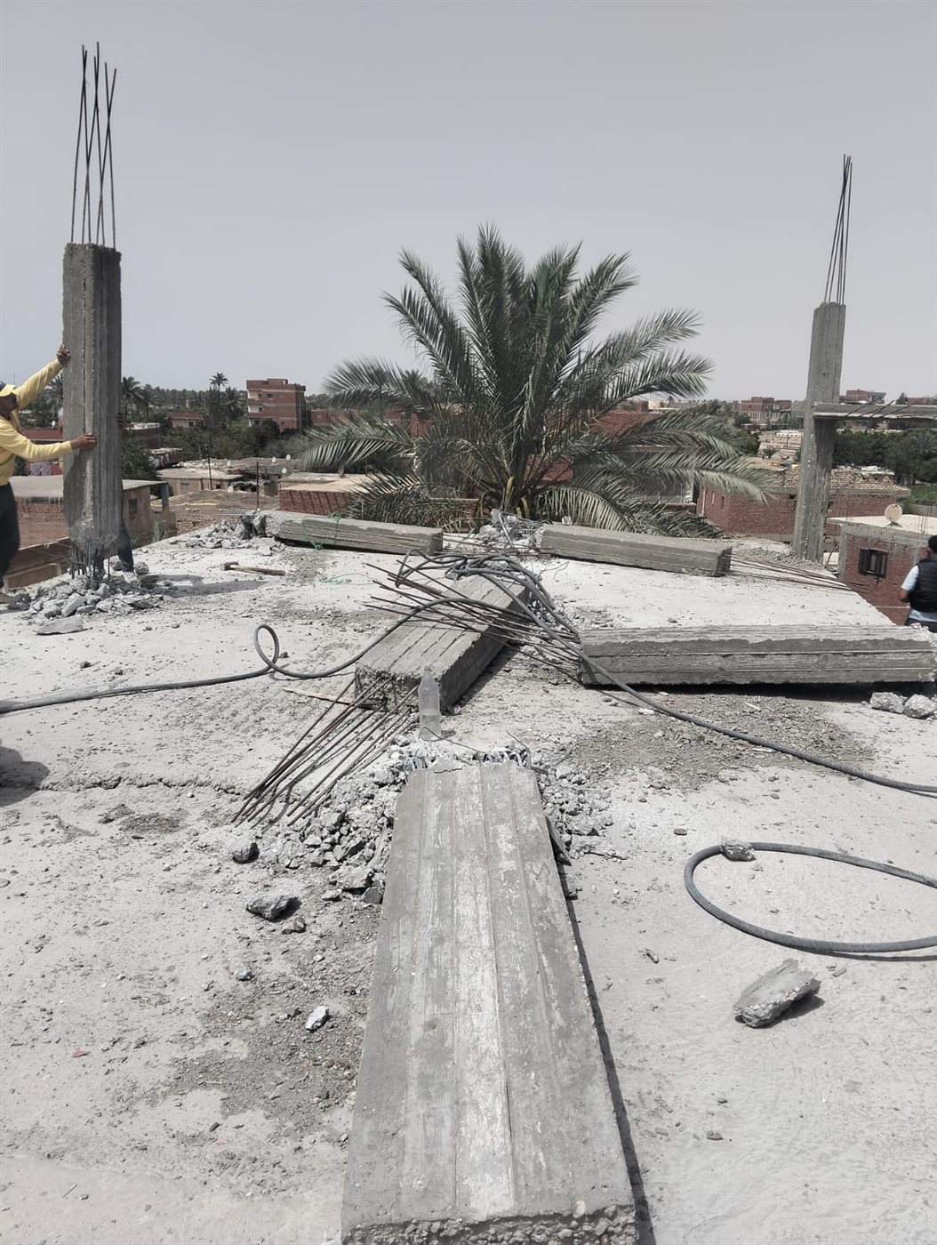 جانب من تنفيذ الإزالات، فيتو