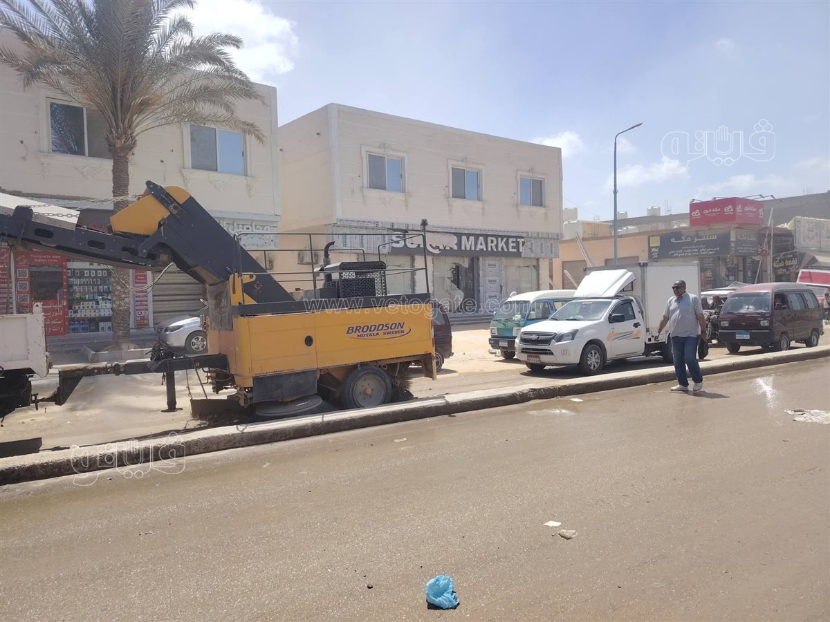 أهالي الضبعة يشاركون في حملة موسعة للنظافة وتحسين المظهر الحضاري