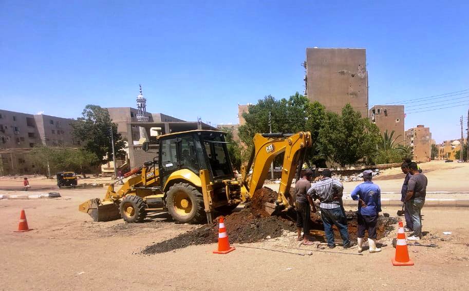 &nbsp;أعمال الصيانة والتطهير بشبكات الصرف الصحي