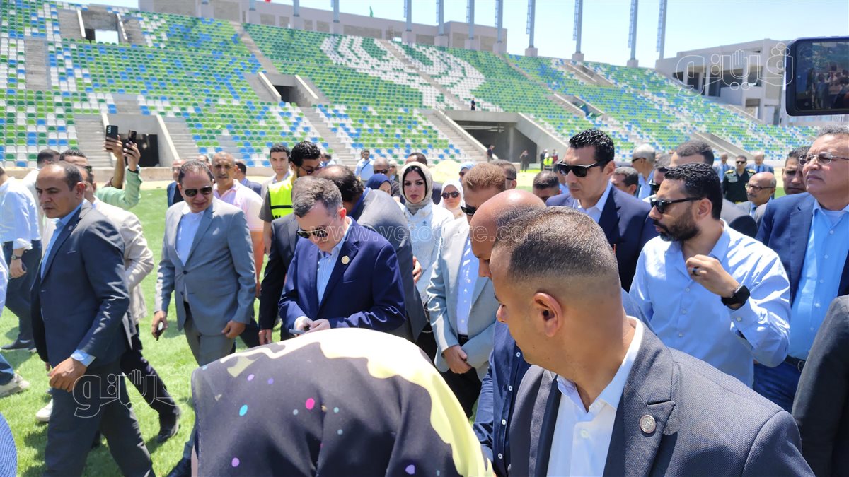 زيارة الوزارء ومحافظ بورسعيد لاستاد بورسعيد