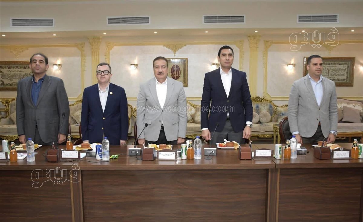 وزير الشباب والرياضة ووزير التخطيط خلال زيارة بورسعيد