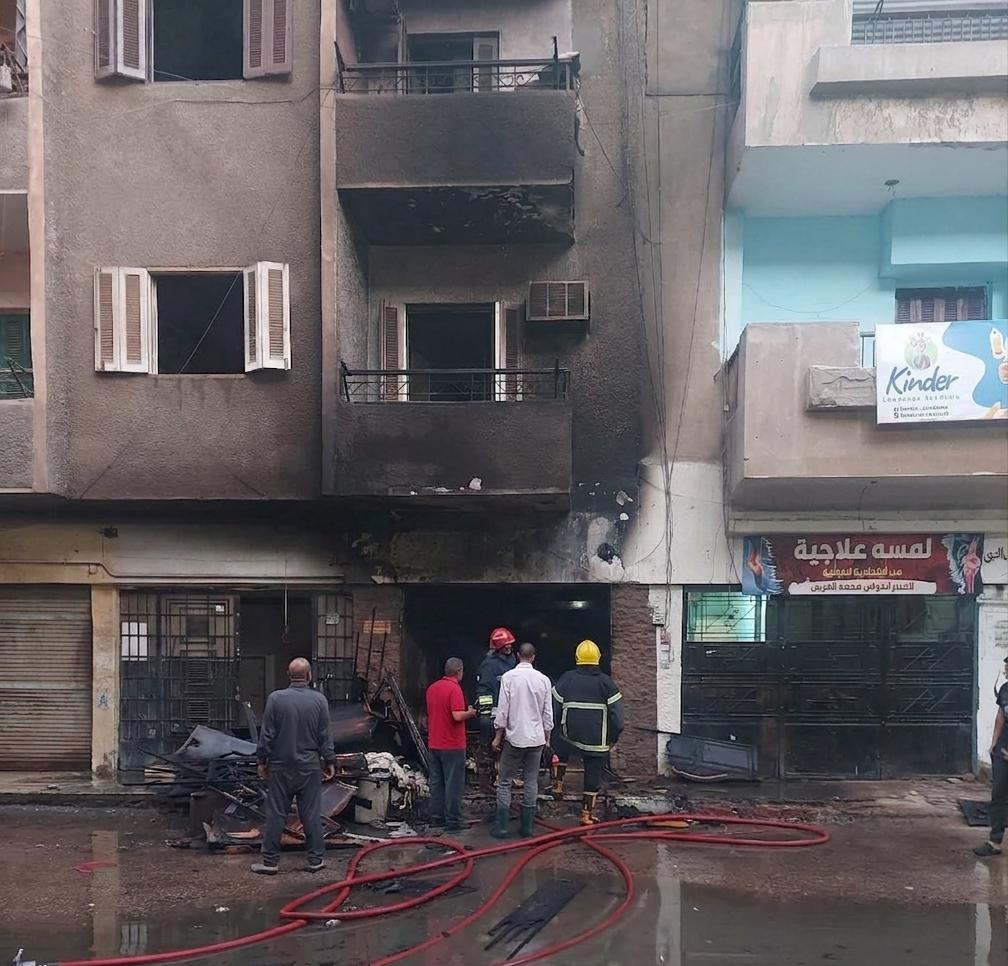 السيطرة على حريق هائل داخل معرض موبيليات بطنطا&nbsp;