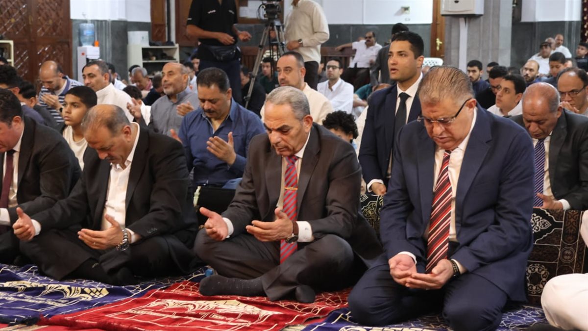جانب من شعائر صلاة عيد الأضحى بالإسماعيلية، فيتو&nbsp;