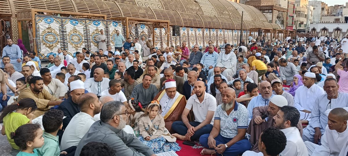الآلاف يؤدون&nbsp;صلاة عيد الأضحى بساحات ومساجد سوهاج، فيتو&nbsp;