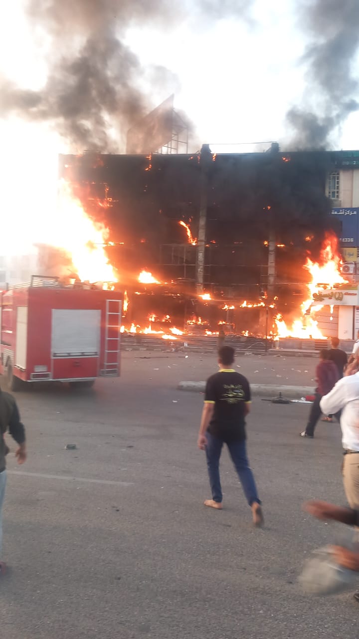 حريق بمطعم بالعبور، فيتو&nbsp;