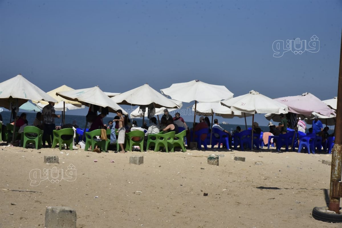 شاطىء بورسعيد في ثالث ايام عيد الاضحى المبارك