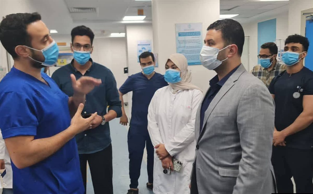 جانب من الجولات لقيادات الرعاية الصحية بالإسماعيلية،فيتو