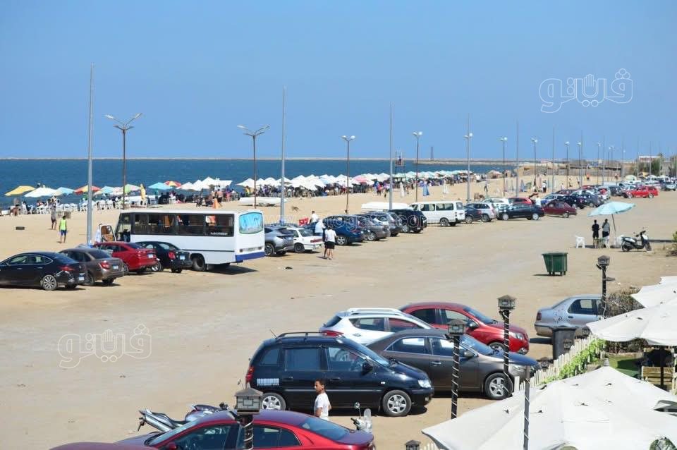 شاطىء بورسعيد خلال رابع أيام الاضحي المبارك