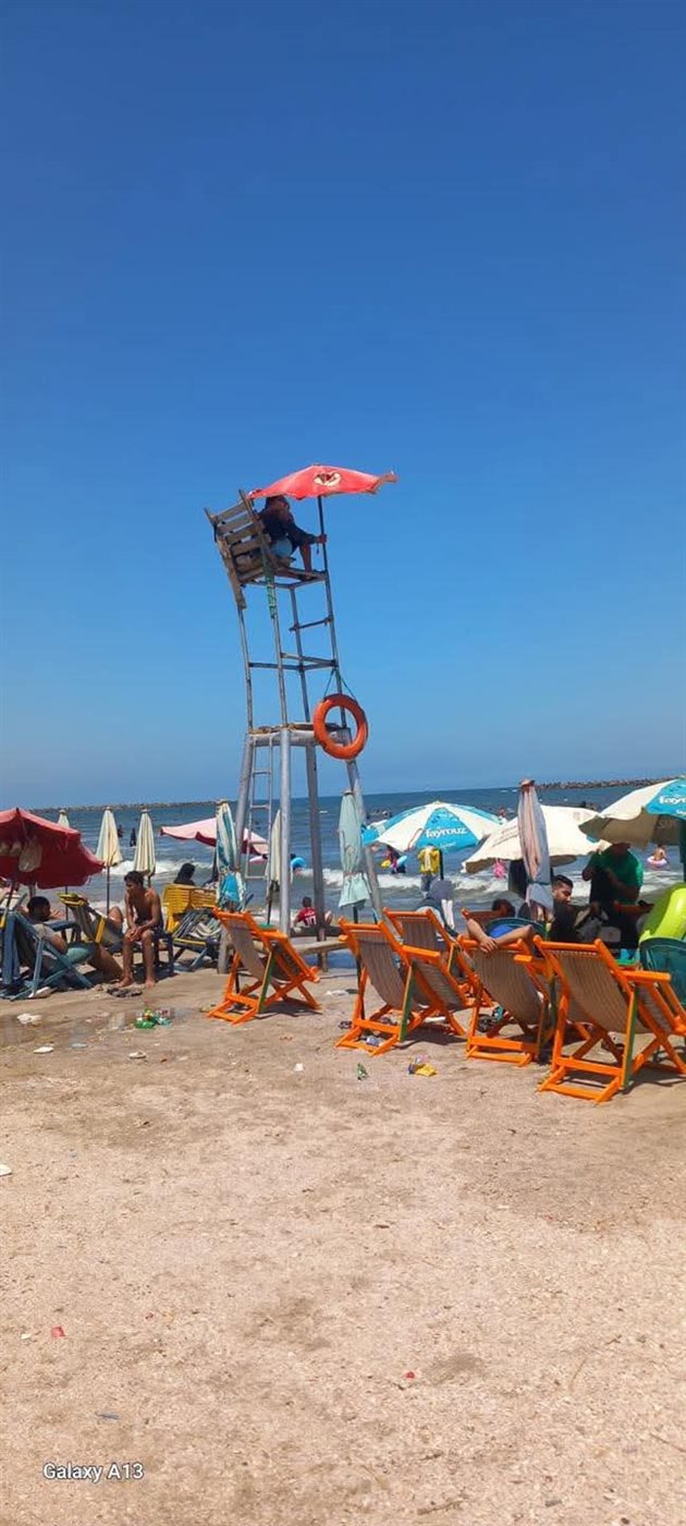 شواطئ راس البر تمتلئ بالمصطافين&nbsp;