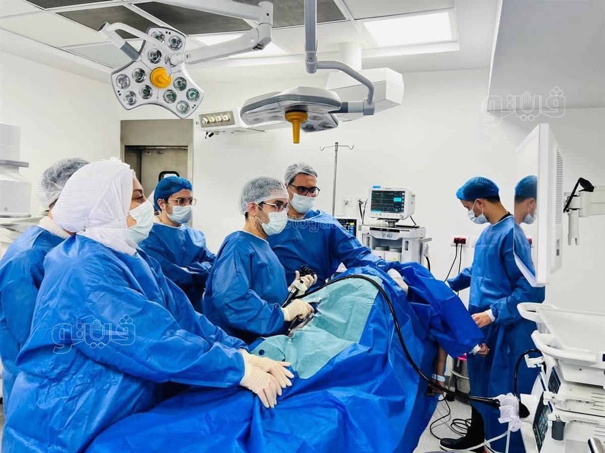 نجاح استئصال ورم متحور بالمستقيم يتجاوز 19 سم بمجمع الشفاء ببورسعيد
