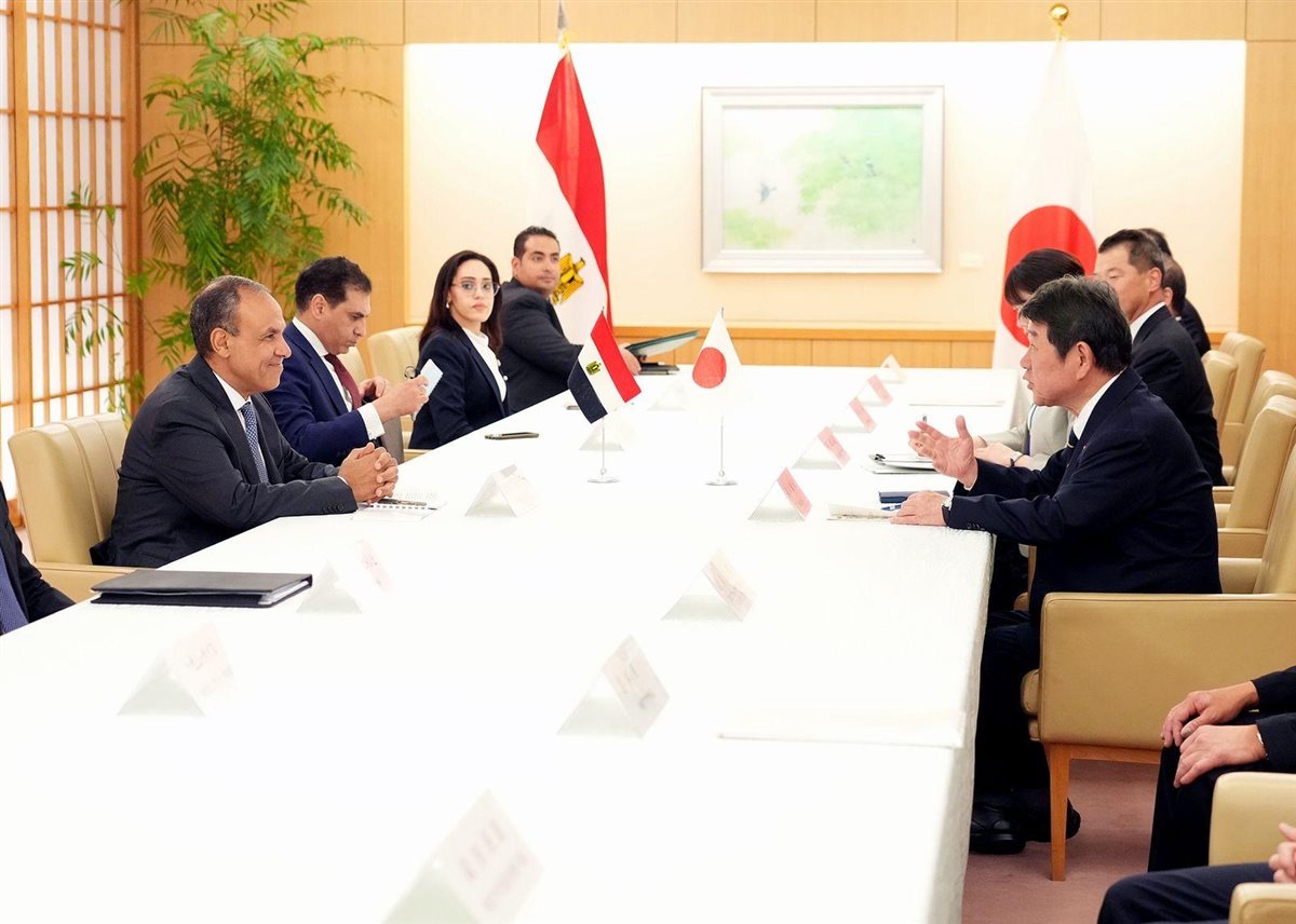 الحوار الاستراتيجي بين وزيري خارجية مصر واليابان