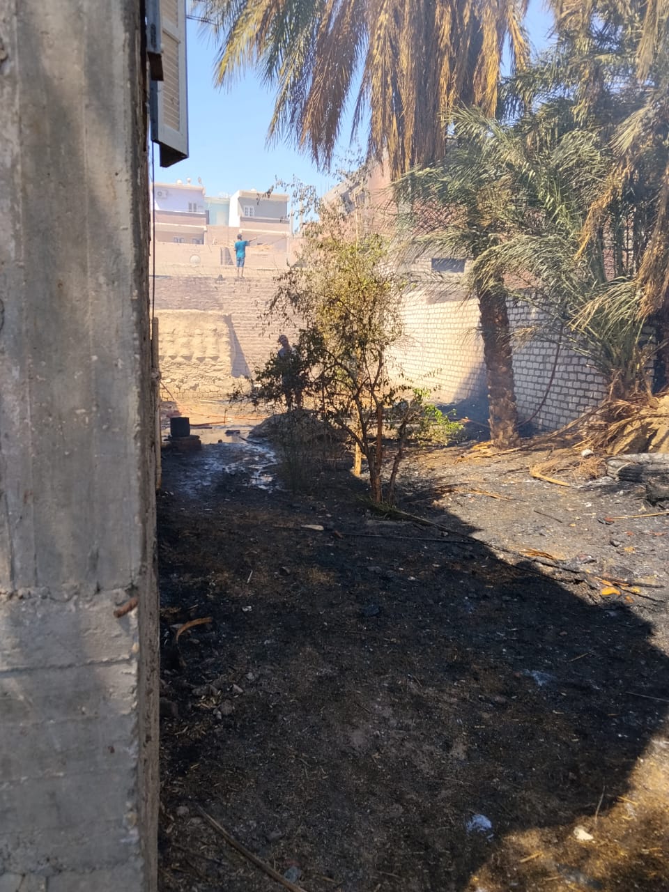 &nbsp;حريق فى 17 منزلا و5 أحواش بإحدى قرى مركز جرجا بسوهاج، فيتو
