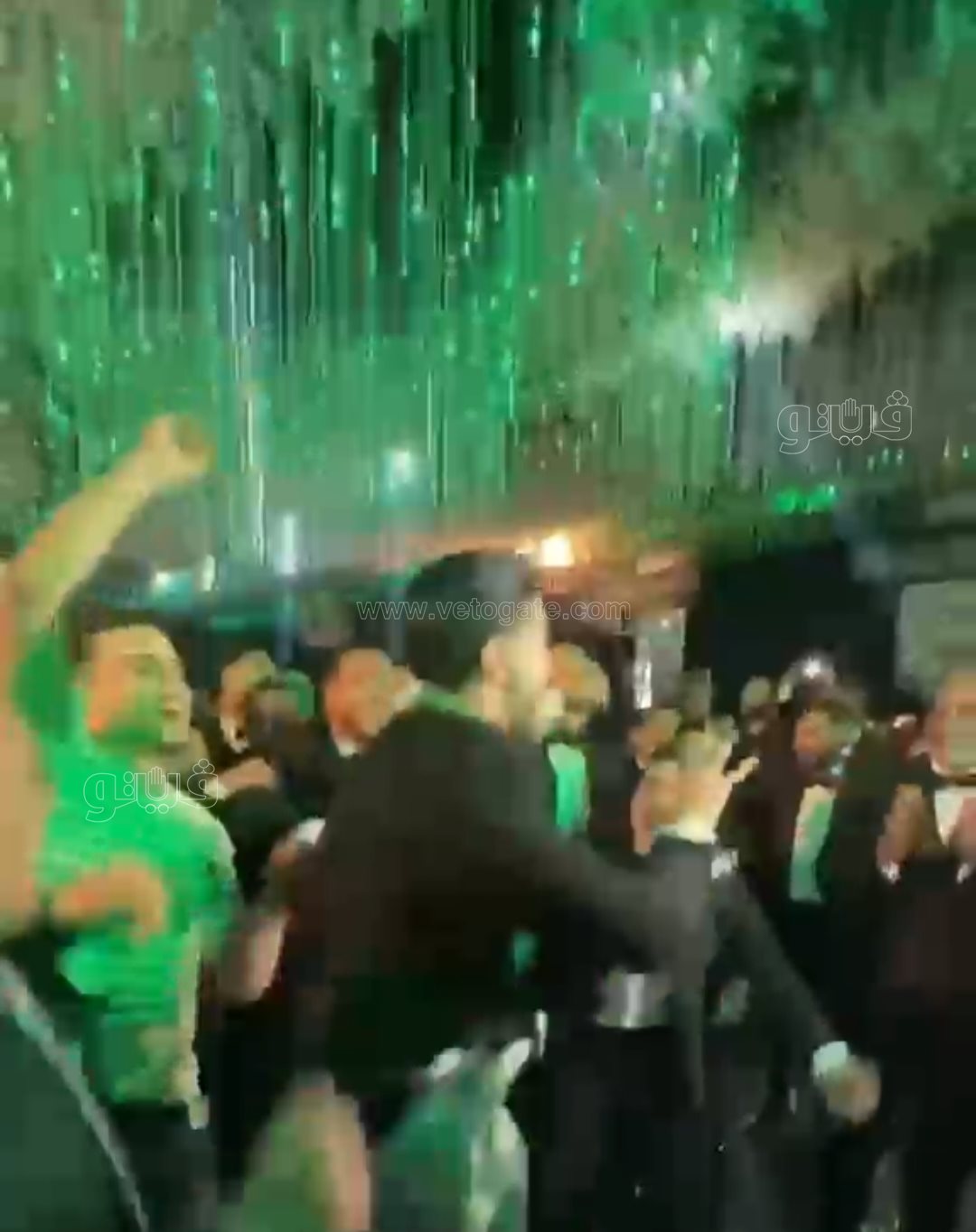 تحول حفل زفاف داخل قاعة ببورسعيد إلى احتفال بتتويج المصري بكأس الرابطة