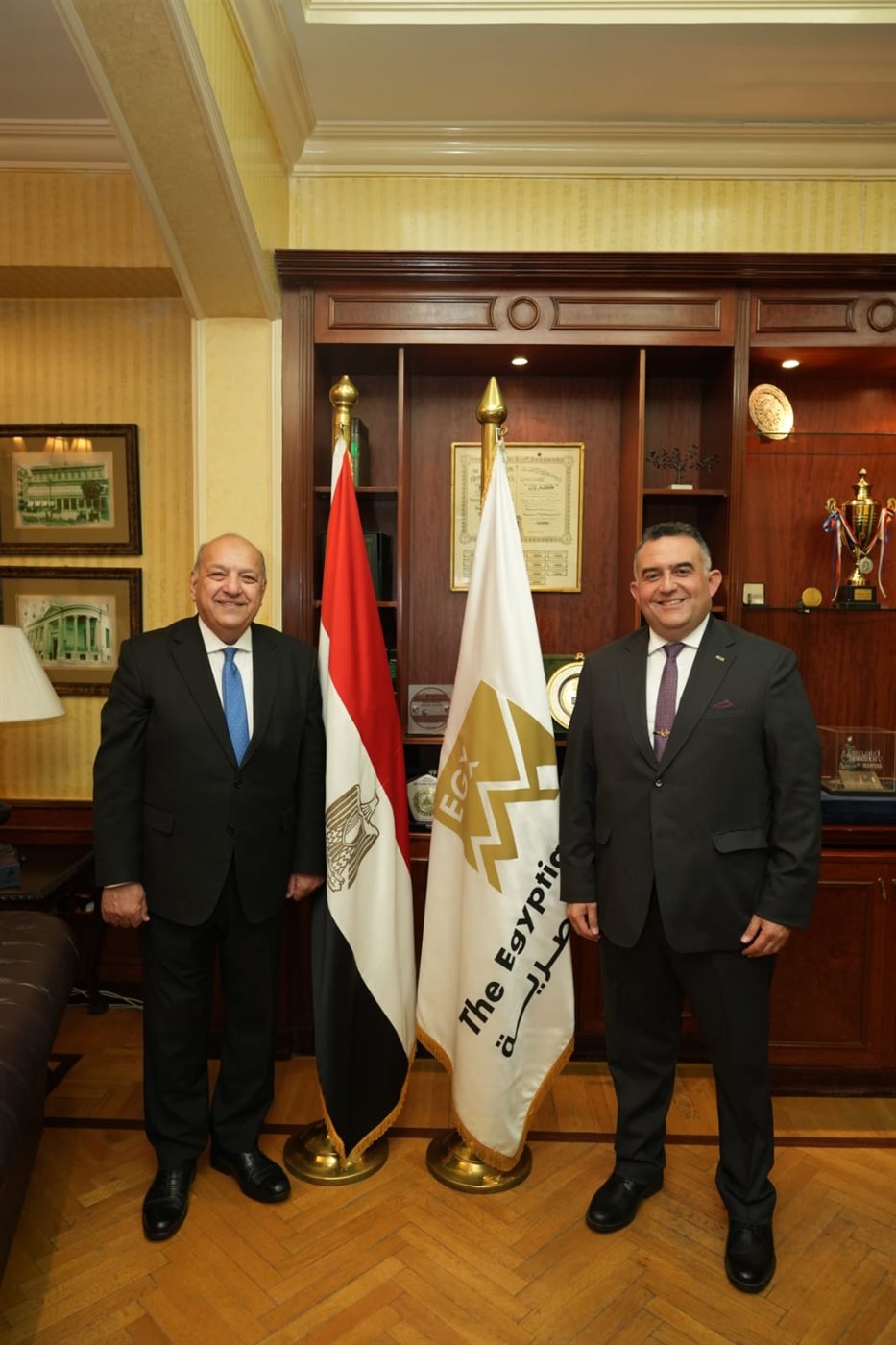 لقاء رئيس البورصة المصرية مع &nbsp;الدكتور محمد الوحش وكيل مجلس النواب