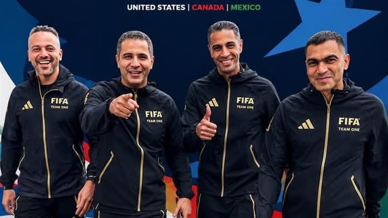 طاقم حكام مصري لمباراة كوري والتشيك، فيتو