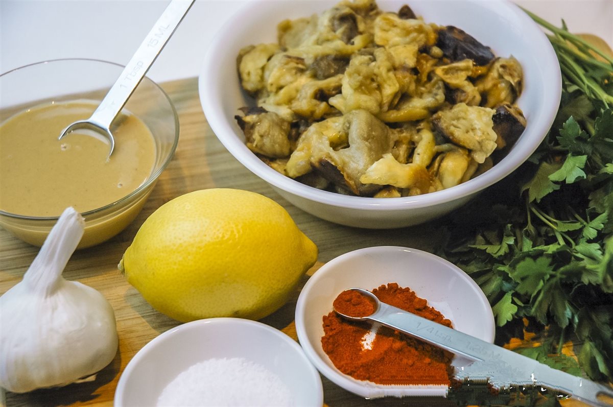 مكونات بابا غنوج