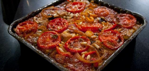 طريقة عمل صينية المسقعة فى الفرن