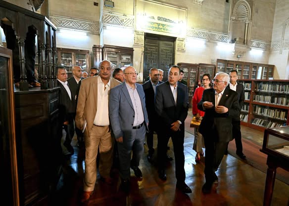 رئيس الوزراء يتفقد المبنى التاريخي للجمعية الجغرافية المصرية&nbsp;