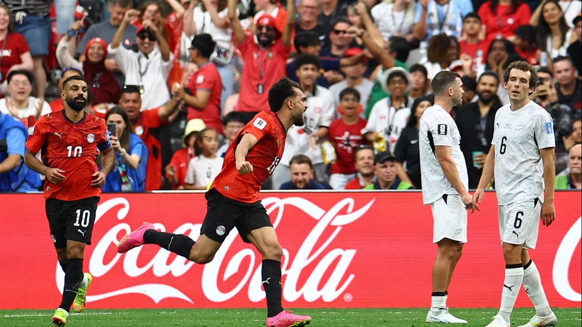 منتخب مصر يضرب نيوزيلندا بثلاثية، فيتو