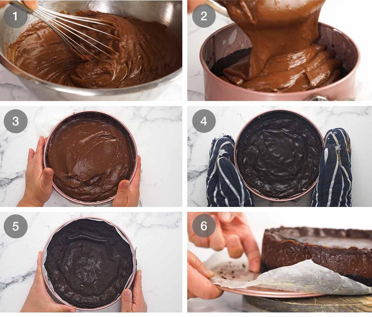خطوات عمل كيكة الشوكولاتة