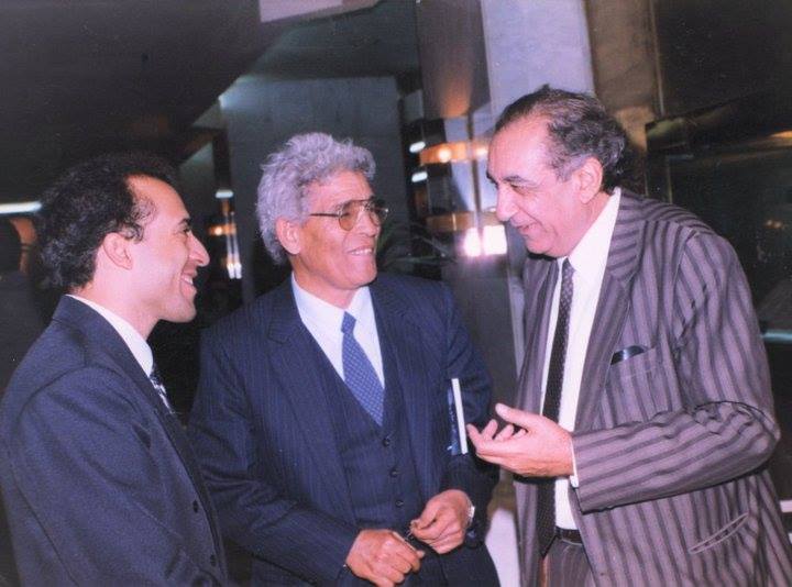 اثناء تكريم عفيفى مطر بسوريا&nbsp;