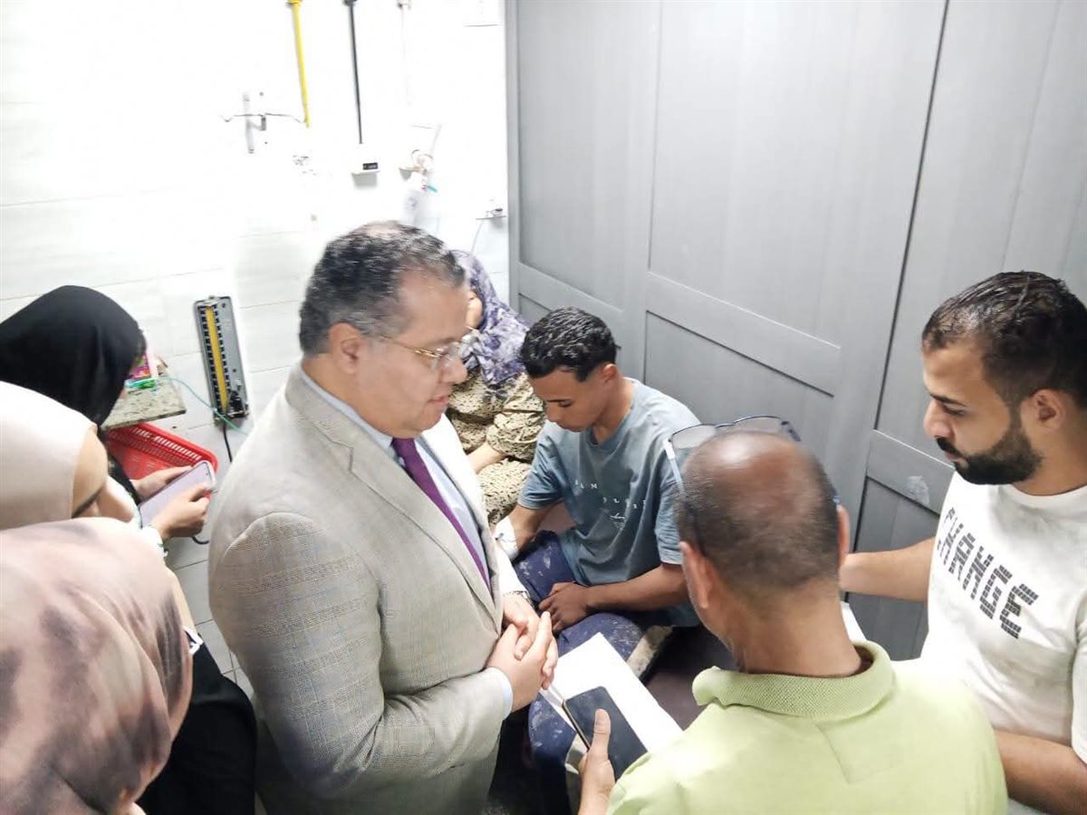 متابعة &nbsp;مصابي الكلور بالقليوبية، فيتو