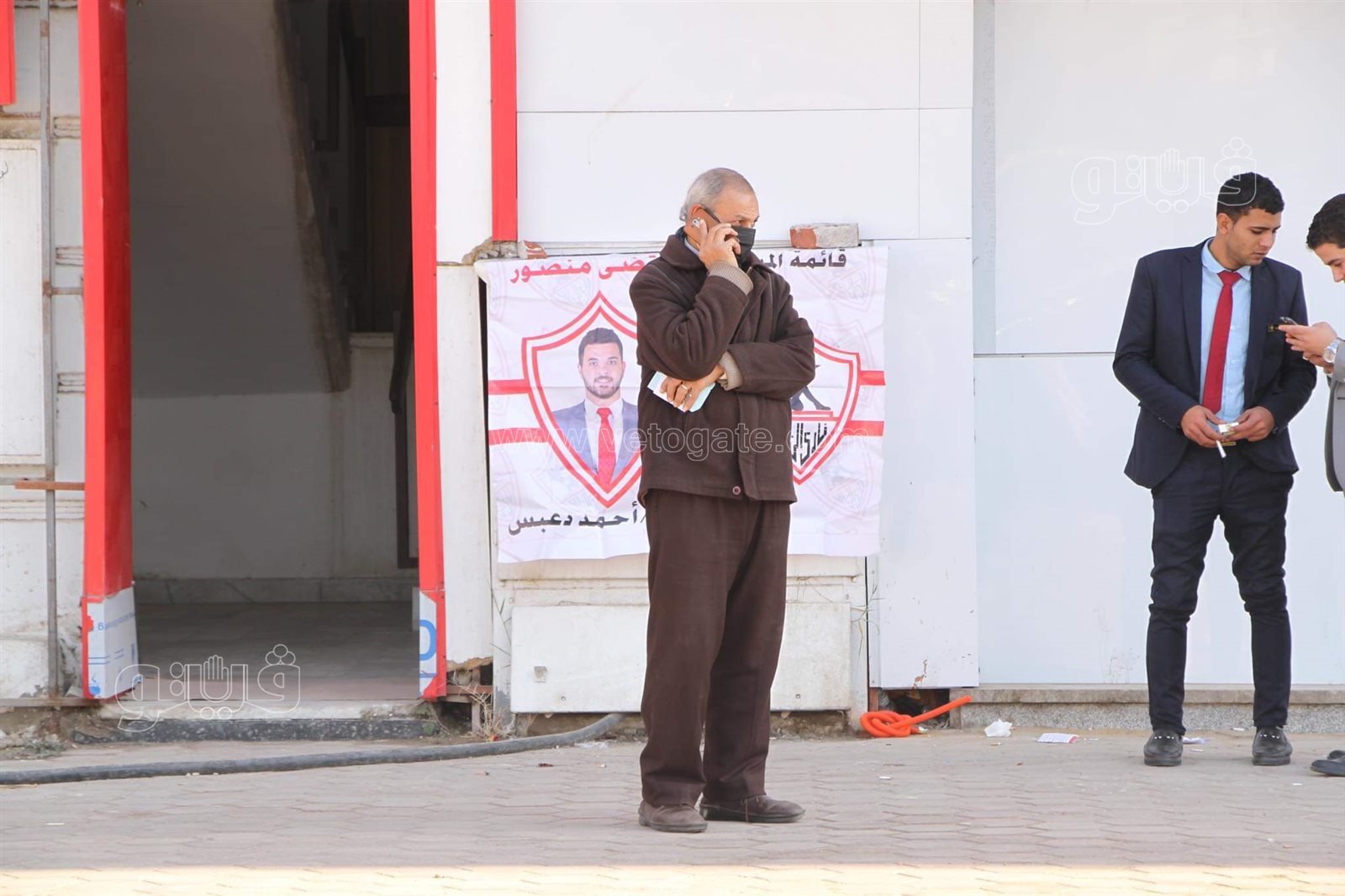 انتشار الدعاية الانتخابية داخل نادي الزمالك (3)