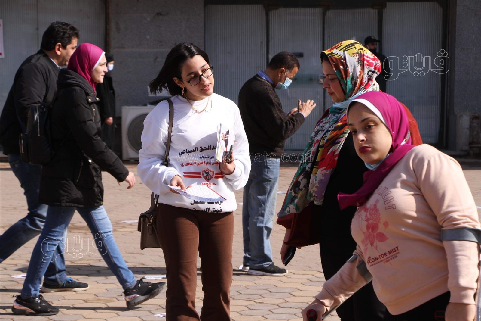 انتشار الدعاية الانتخابية داخل نادي الزمالك (12)
