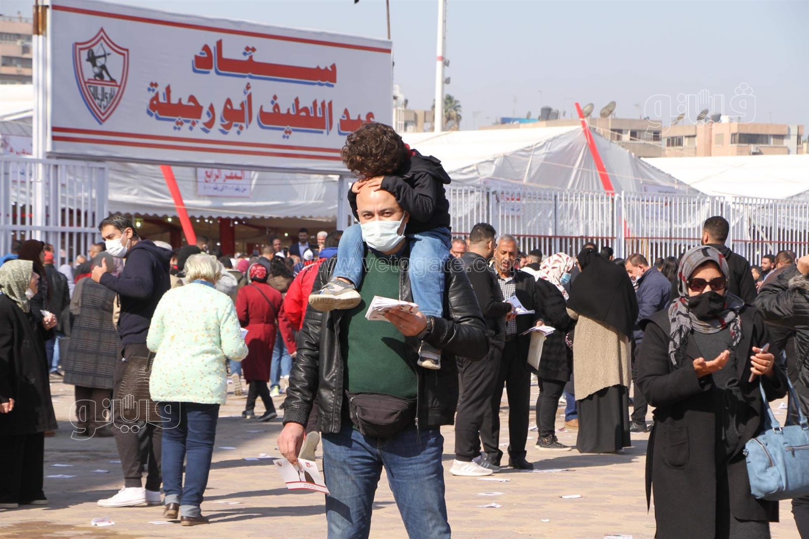 انتشار الدعاية الانتخابية داخل نادي الزمالك (14)