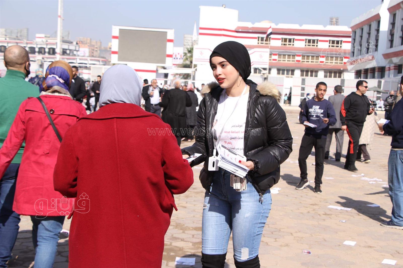 انتشار الدعاية الانتخابية داخل نادي الزمالك (17)