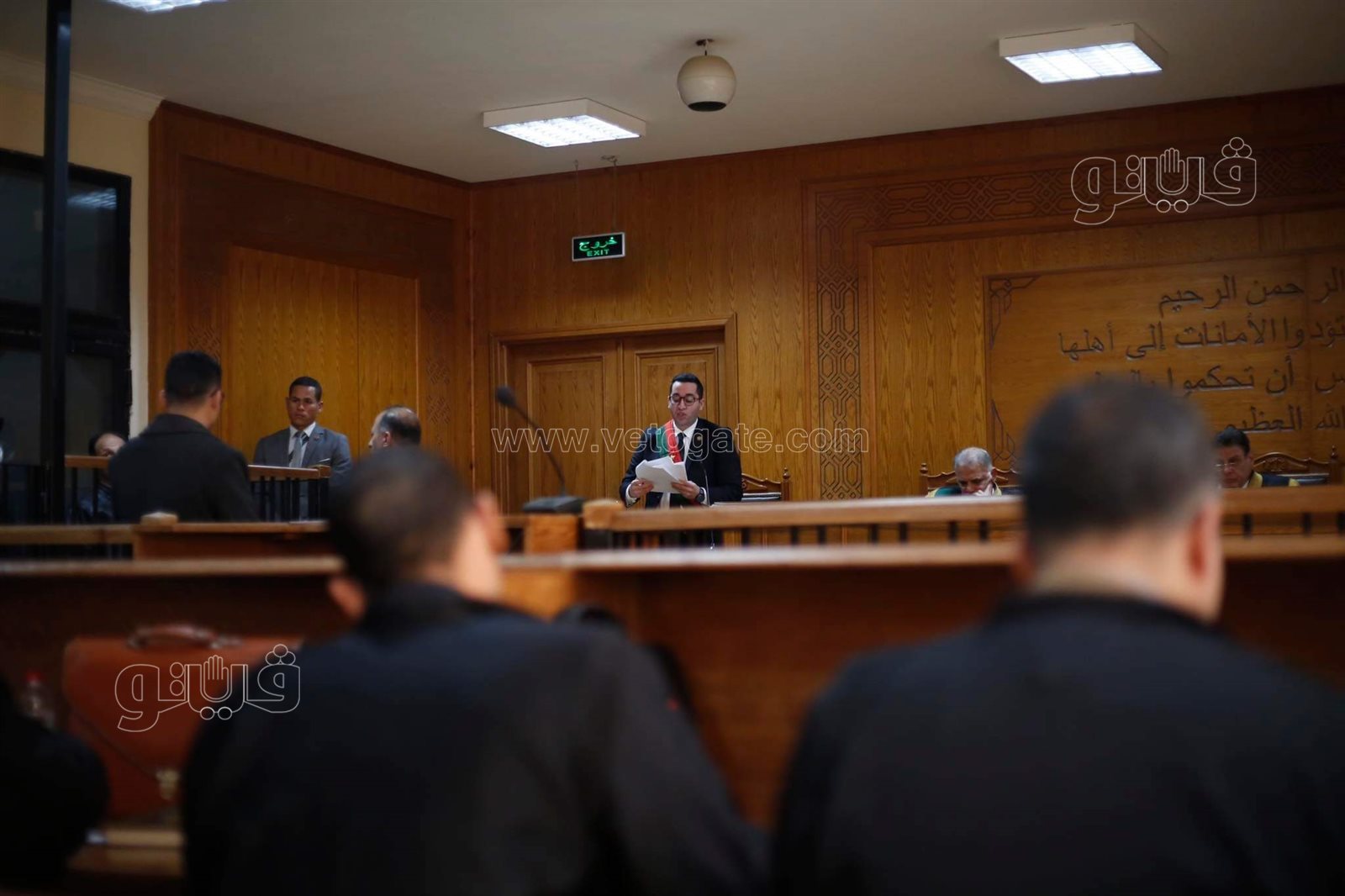 محاكمة بديع ومحمود عزت بـأحداث المنصة (3)