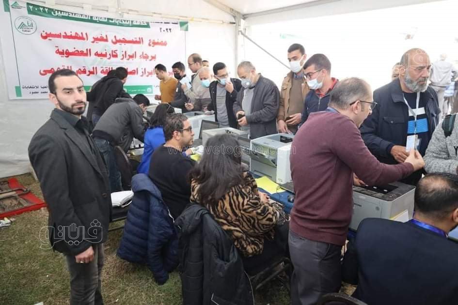 توافد أعضاء الجمعية العمومية في انتخابات المهندسين بالقاهرة (12)