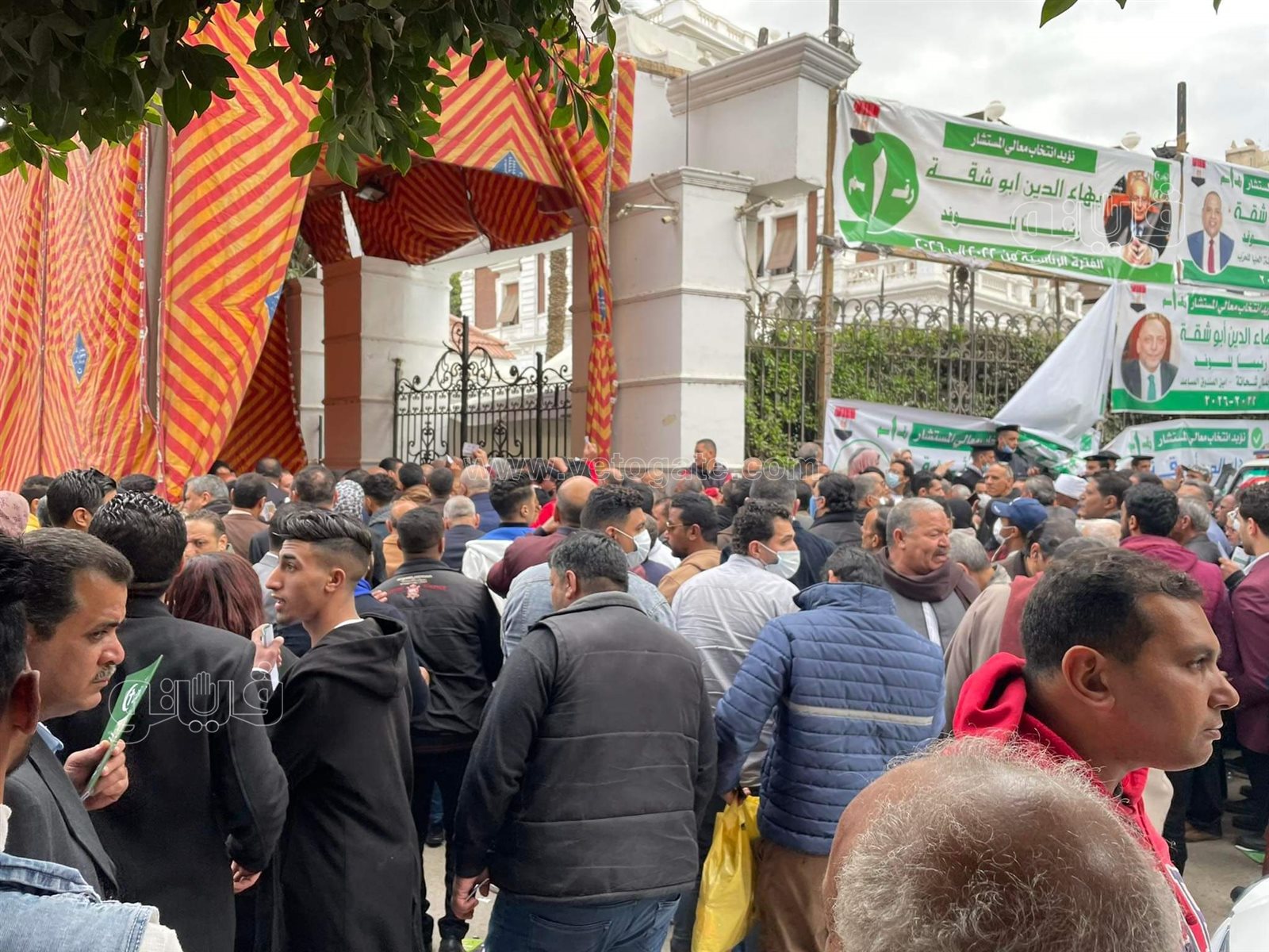 تزايد أعداد الناخبين في انتخابات رئاسة حزب الوفد (5)