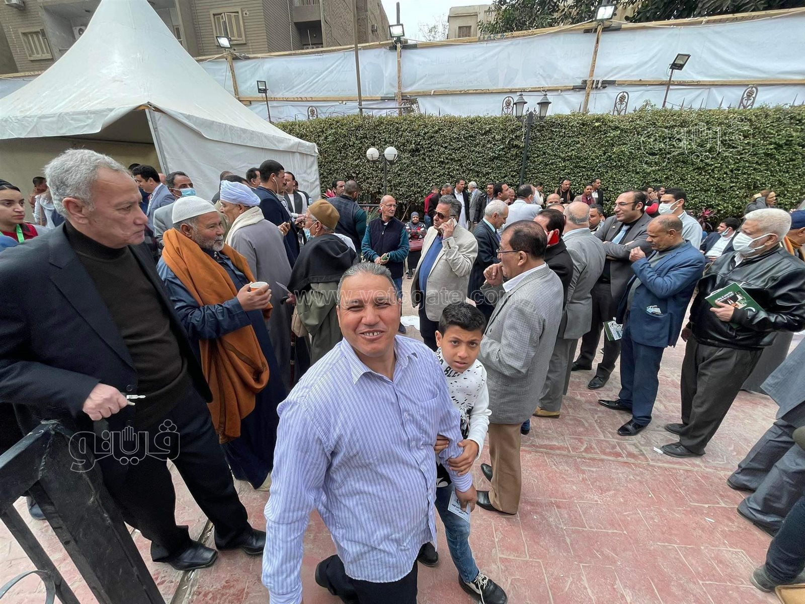 تزايد أعداد الناخبين في انتخابات رئاسة حزب الوفد (12)