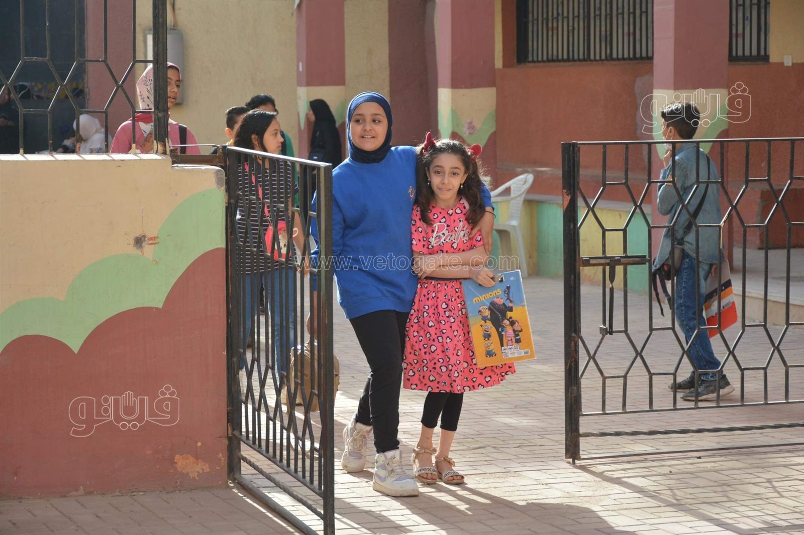 توافد تلاميذ الصف الخامس والسادس الابتدائي على لجان ميت عقبة بالجيزة (26)