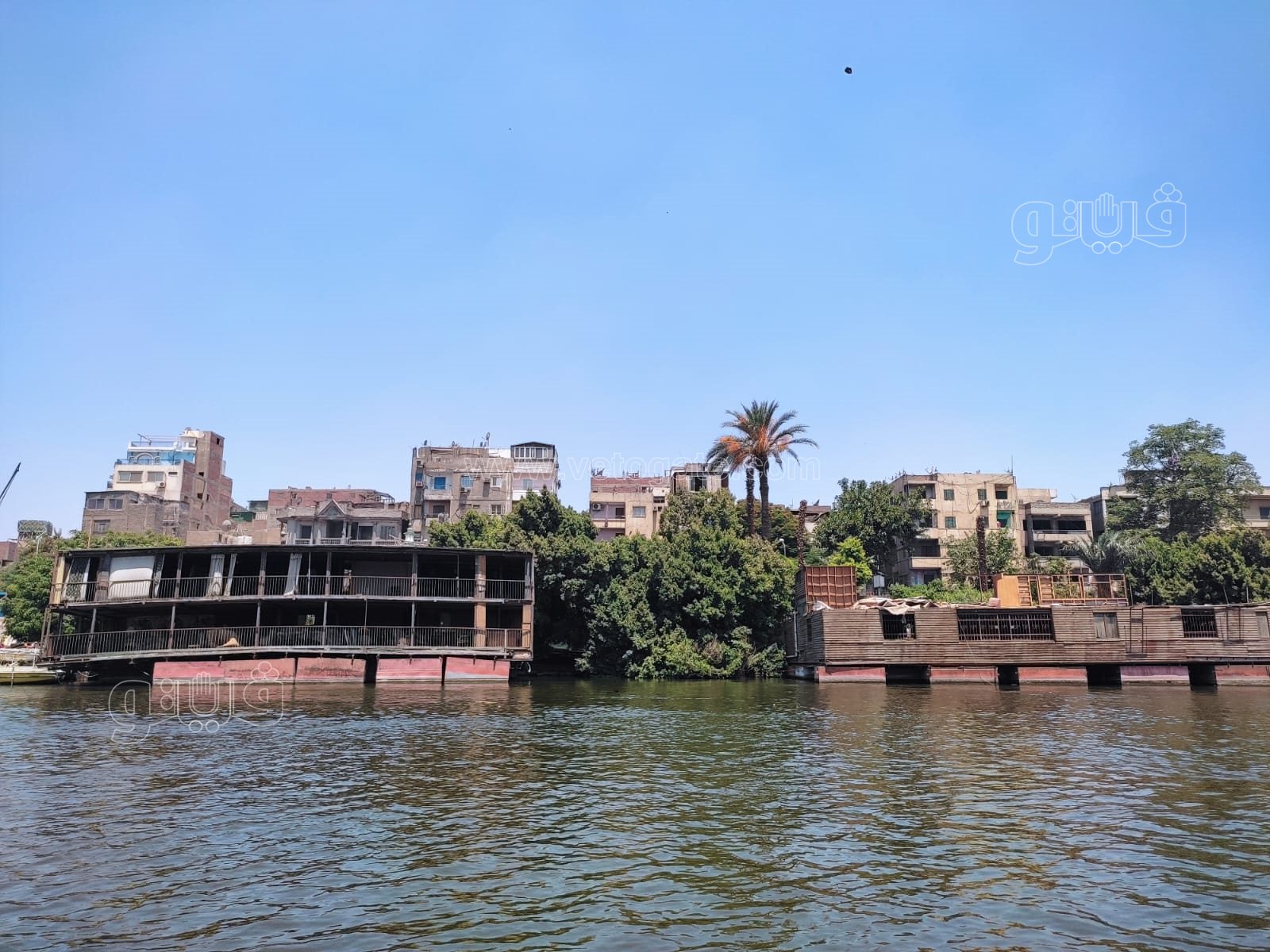 ازالة اكثر من 15 عائمة على نيل القاهرة (3)