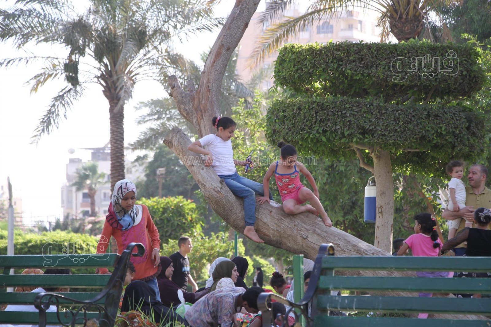 إقبال كبير على الحديقة الدولية خامس أيام إجازة العيد (15)