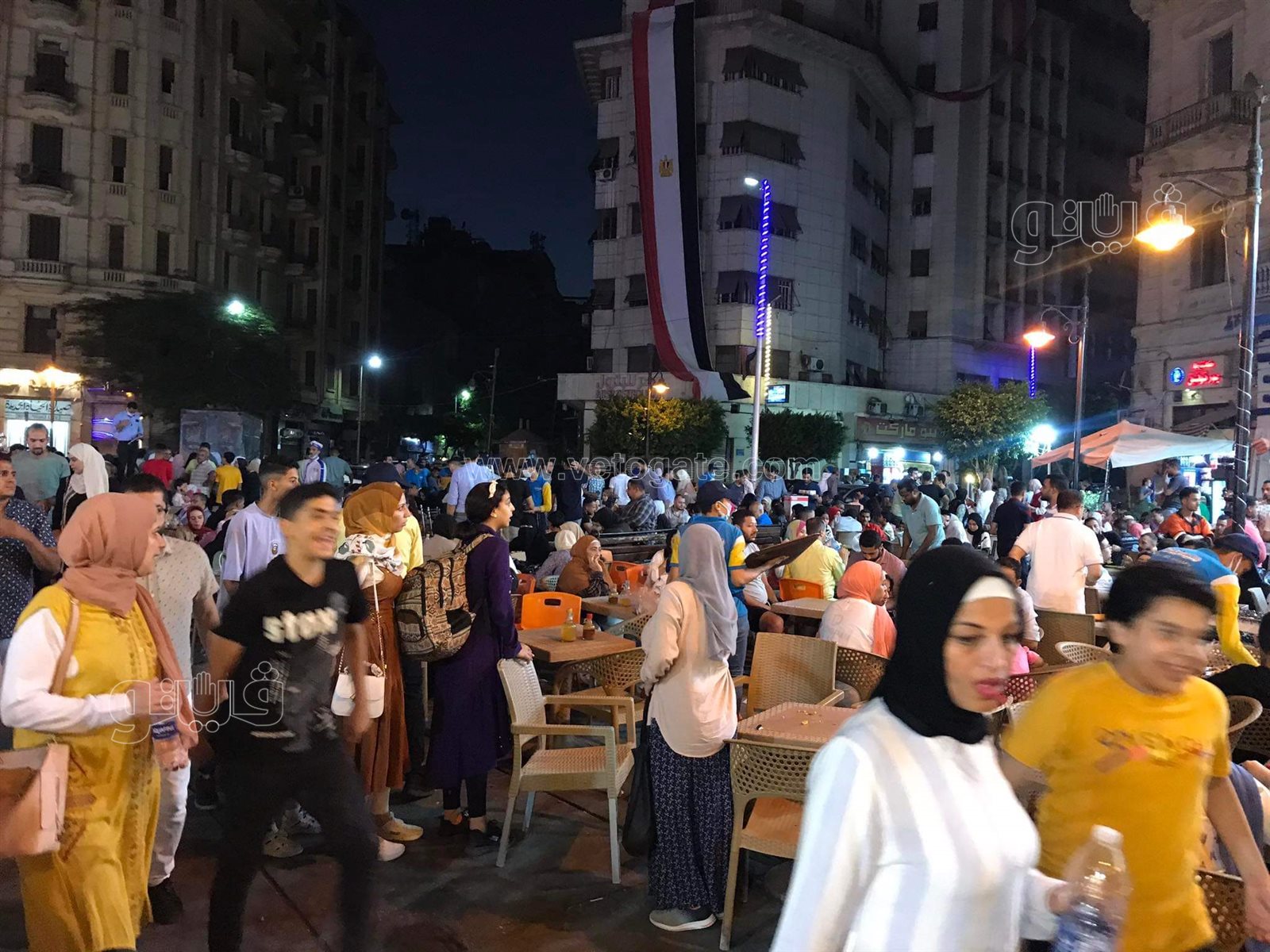 زحام في شوارع وسط البلد خامس أيام إجازة العيد (1)