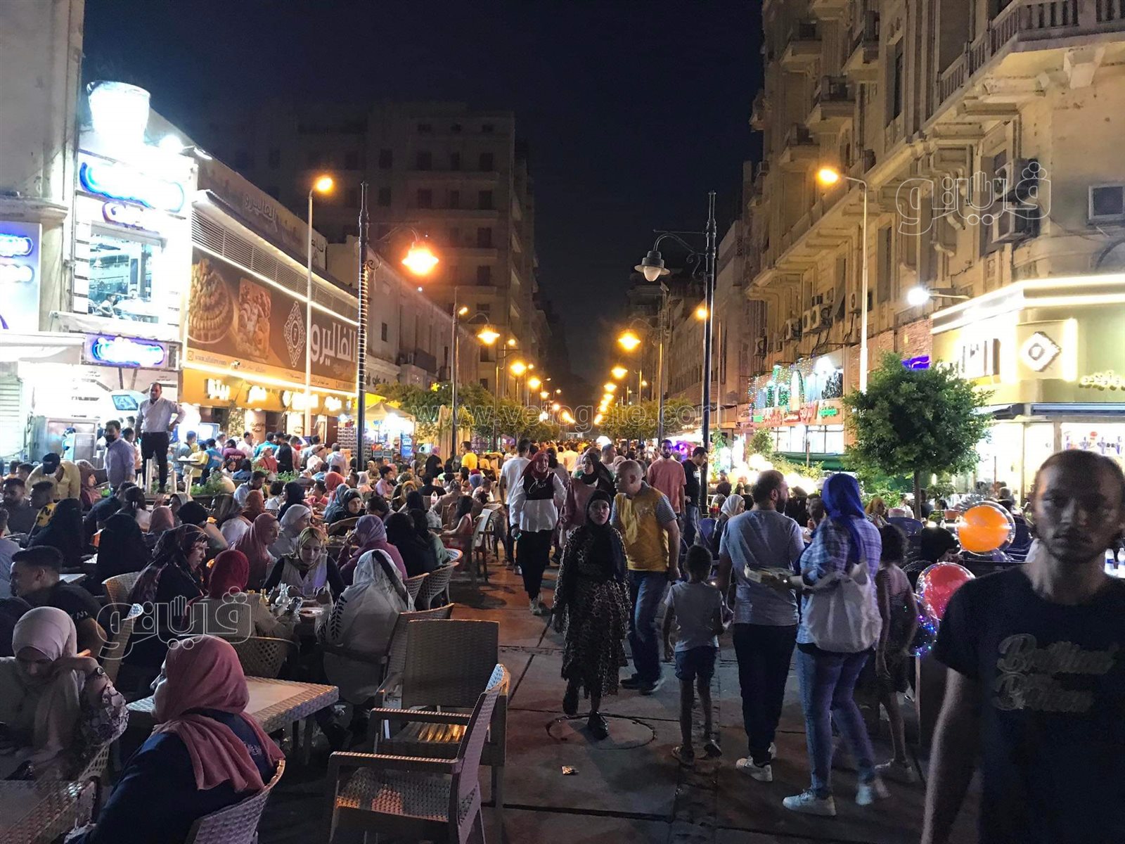 زحام في شوارع وسط البلد خامس أيام إجازة العيد (3)